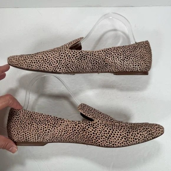 Madewell The Frances Skimmer Loafer In Calf Hair Muted Shell Multi Women Size 10 - Picture 8 of 13